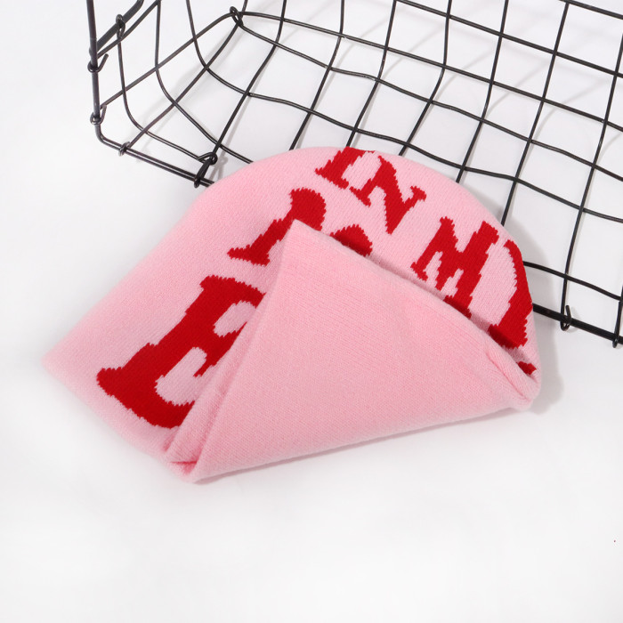 ERA Large Letter Jacquard Knit beanie 6 colors