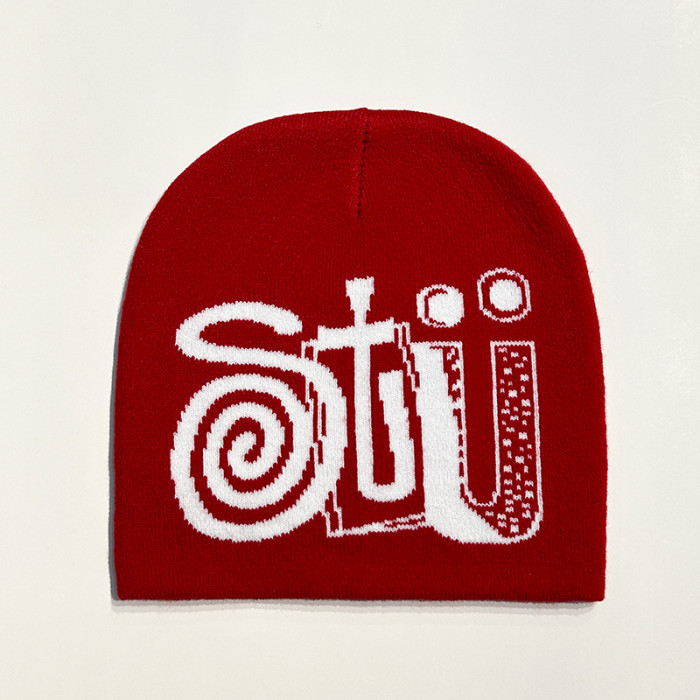 Stussy Monogrammed Jacquard Ski Knit Cold beanie 7 colors