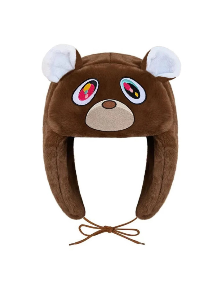 Thickened cartoon animal ear protection cold beanie 51 colors