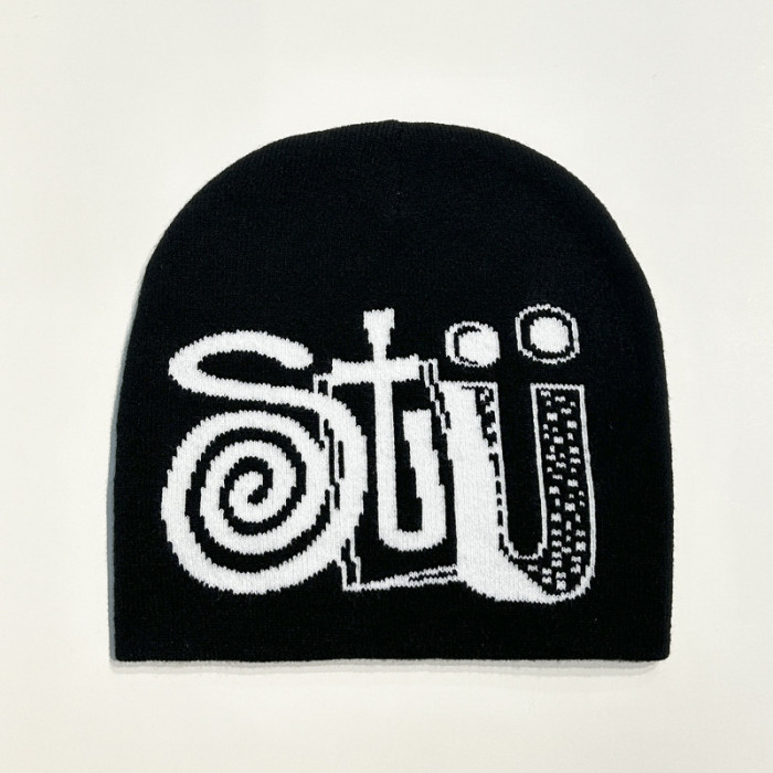 Stussy Monogrammed Jacquard Ski Knit Cold beanie 7 colors