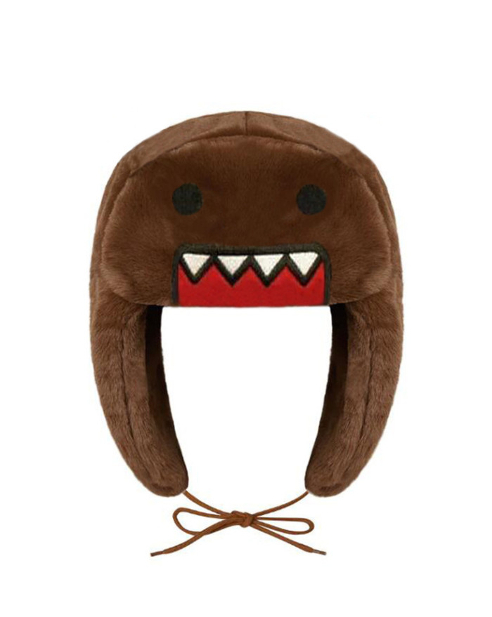 Thickened cartoon animal ear protection cold beanie 51 colors