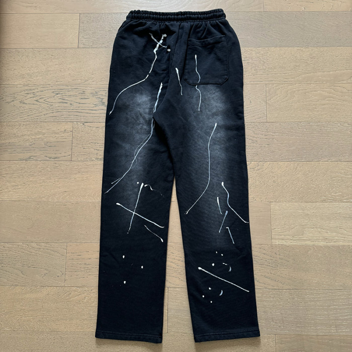 Hellstar Studio HS Monogram Logo Printed Ink Splash Zipper hoodie & pants set