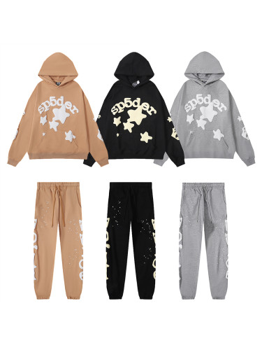 Chest Five Stars Monogrammed Hoodie & Pants Set 3 colors