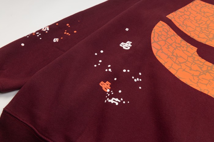 Young Thug-Sp5der High-end Classic Letter Loose Sweatshirt Hoodie