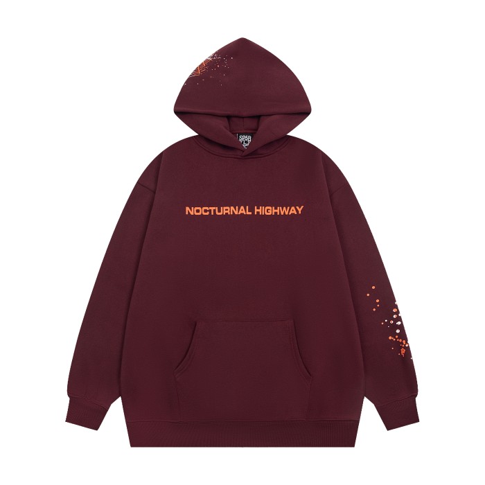 Young Thug-Sp5der High-end Classic Letter Loose Sweatshirt Hoodie