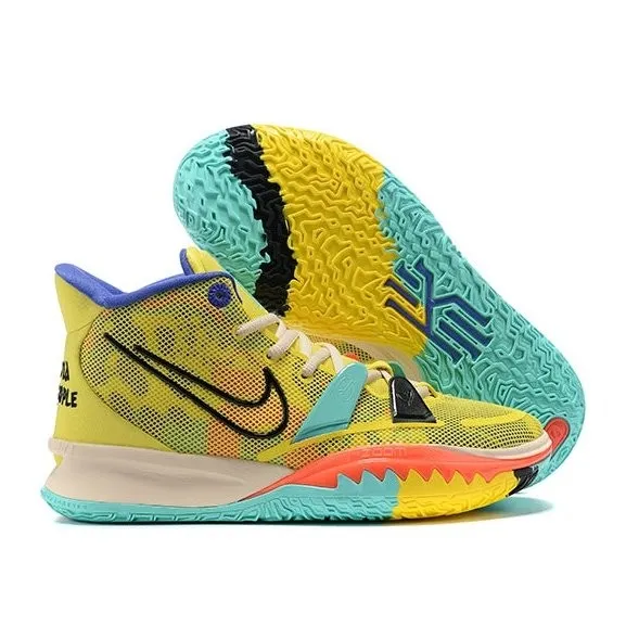 N KYRIE 7 x 1 WORLD 1 PEOPLE YELLOW