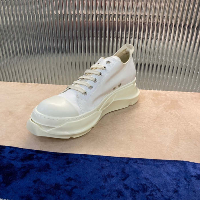 Rick 0wens Low-Top Sneakers - All White