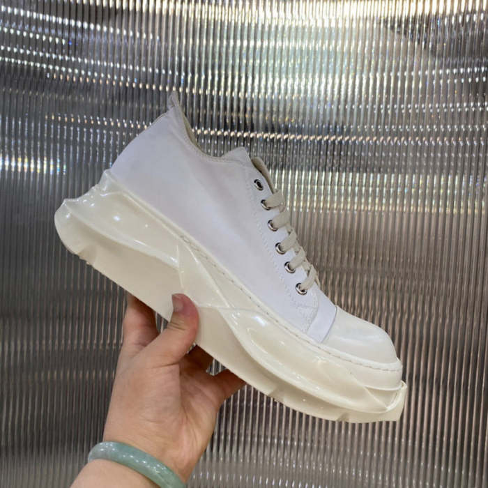 Rick 0wens Low-Top Sneakers - All White