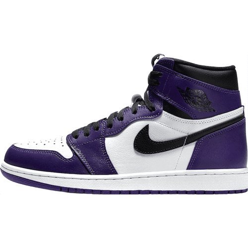 JORD@N 1 HIGH x COURT PURPLE WHITE