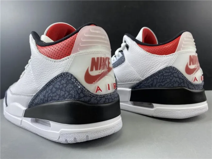 JORD@N 3 RETRO x SE FIRE RED DENIM