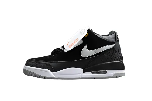 AIR JORD@N 3 TINKER BLACK/CEMENT GREY-METALLIC GOLD