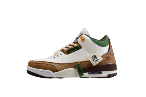 AIR JORD@N 3 SE WHITE/DARK BROWN-GREEN