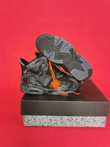 Jordan 6 Black and Orange