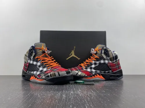 JORD@N 5 bold plaid multi-colorway