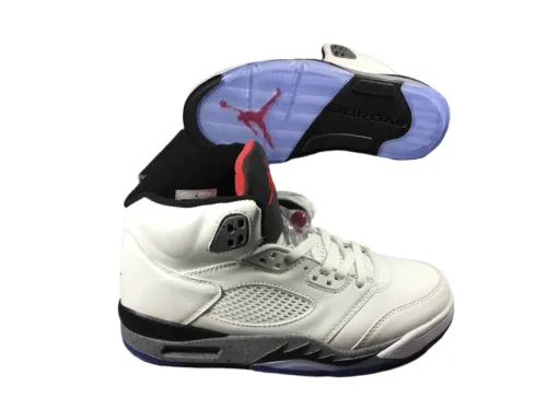Air Jordan 5 Retro White Cement