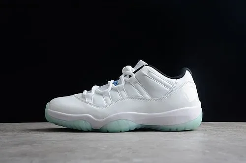 AIR JORD@N 11 RETRO LOW WHITE/WHITE/BLACK/LEGEND BLUE