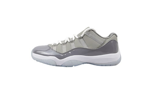 AIR JORD@N 11 RETRO LOW BG MEDIUM GREY/WHITE-GUNSMOKE