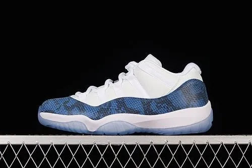 AIR JORD@N 11 RETRO LOW NAVY SNAKESKIN 2019 WHITE/BLACK