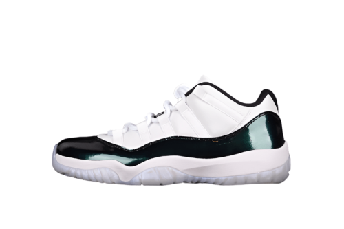AIR JORD@N 11 RETRO LOW EMERALD WHITE/EMERALD RISE-BLACK