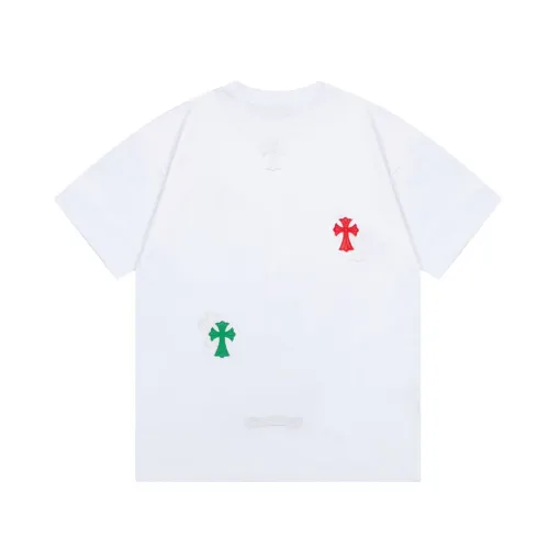 Cross Patchwork Leather tee 2 colors