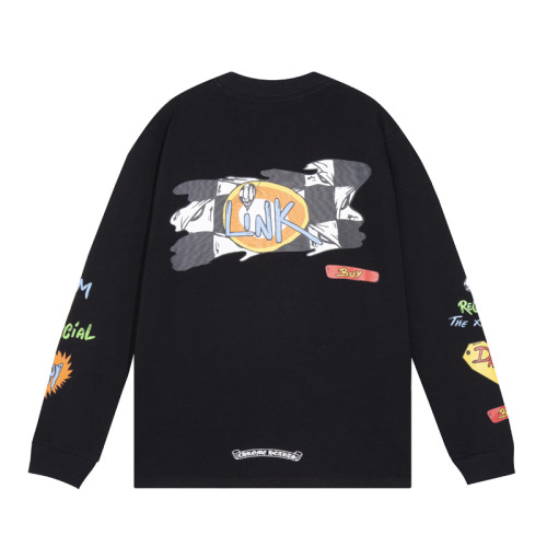 Colorful Letter Graffiti Long Sleeve T-Shirt
