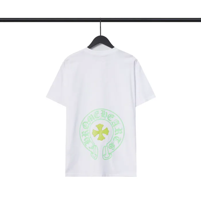 Horseshoe Loop Back Embroidered Leather tee 2 colors