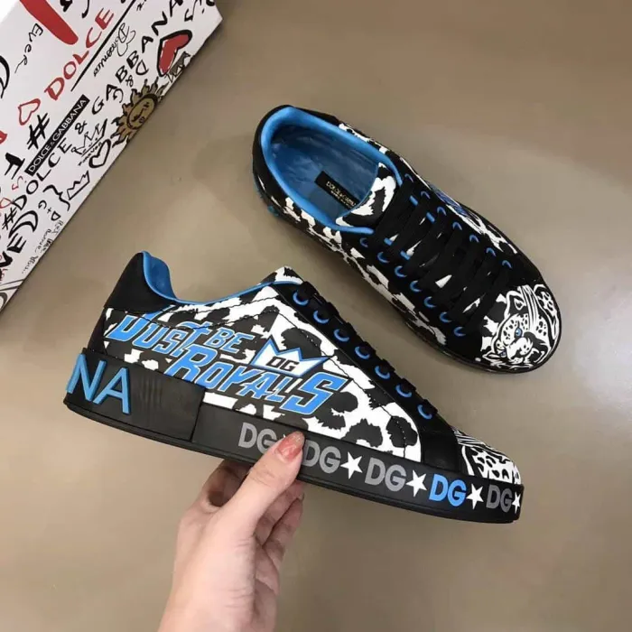 DOLCE    G@BB@N@ PORTOFINO JUNGLE SPORT SNEAKERS   DG90