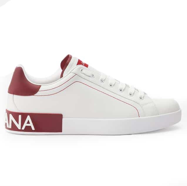 DOLCE    G@BB@N@ CALFSKIN NAPPA PORTOFINO SNEAKERS   DG14