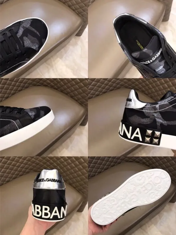 DOLCE    G@BB@N@ PRINTED LOW-TOP TRAINERS   DG10