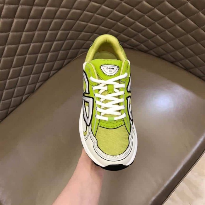D1OR B30 SNEAKER YELLOW MESH AND WHITE TECHNICAL FABRIC   CD87
