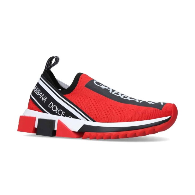 DOLCE    G@BB@N@ STRETCH MESH SORRENTO SNEAKERS WITH LOGO   DG049