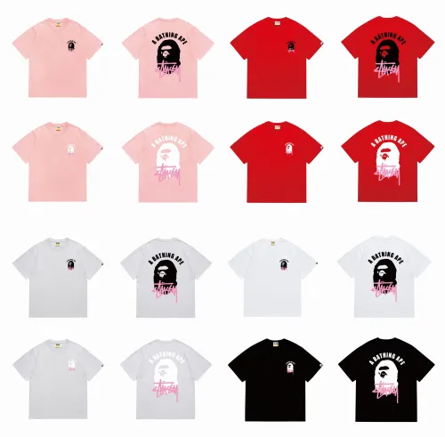 Co-branded Logo Print Ape Head tee 8 colors