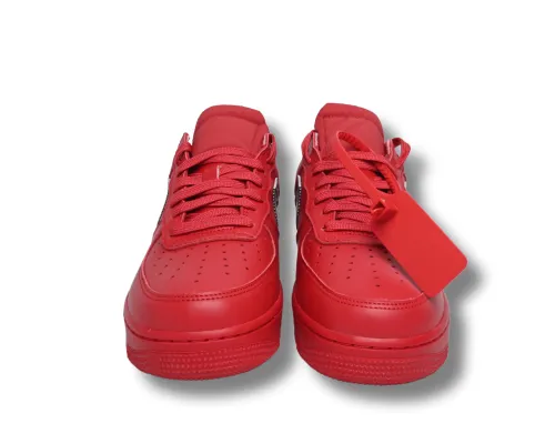 N*ke @ir Force 1 x Off White Red