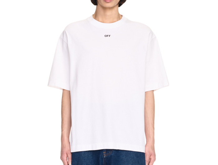 Off-White Sun Smiley Letter Print Tee