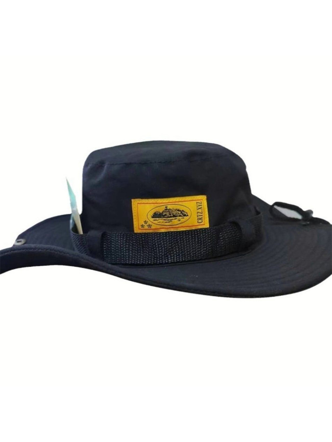 Corteiz Vintage Large Brim Sunscreen Cowboy Hat Fisherman's Hat