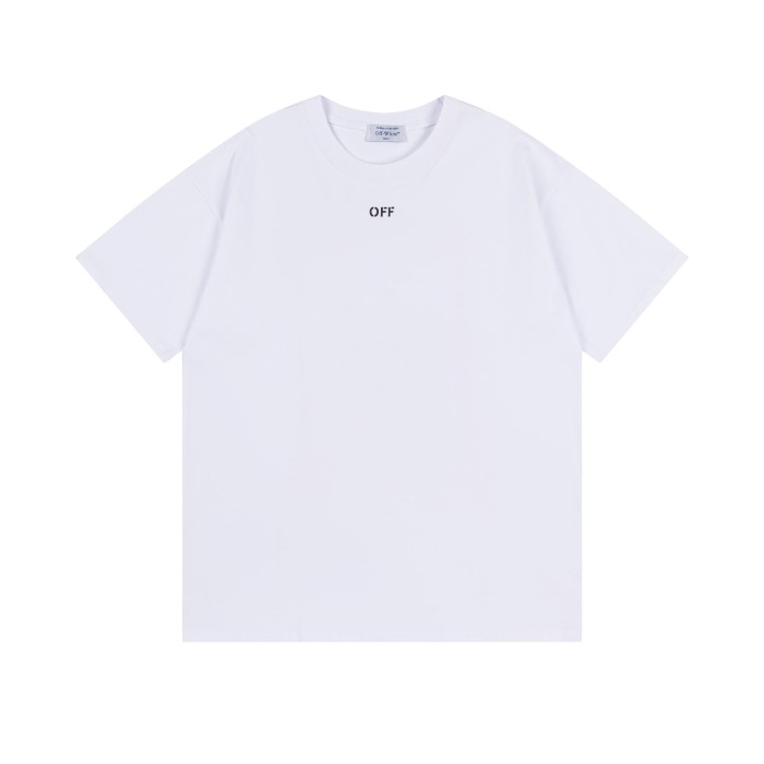 Off-White Sun Smiley Letter Print Tee