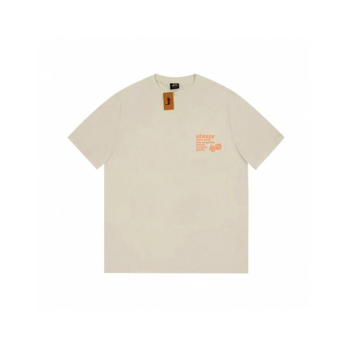 Stussy Front and Back Monogrammed Dice Print Tee 4 colors