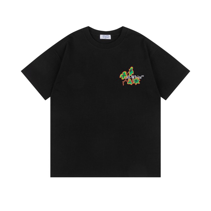 Off-White Green Vine Pink Arrow Print Tee 2 colors