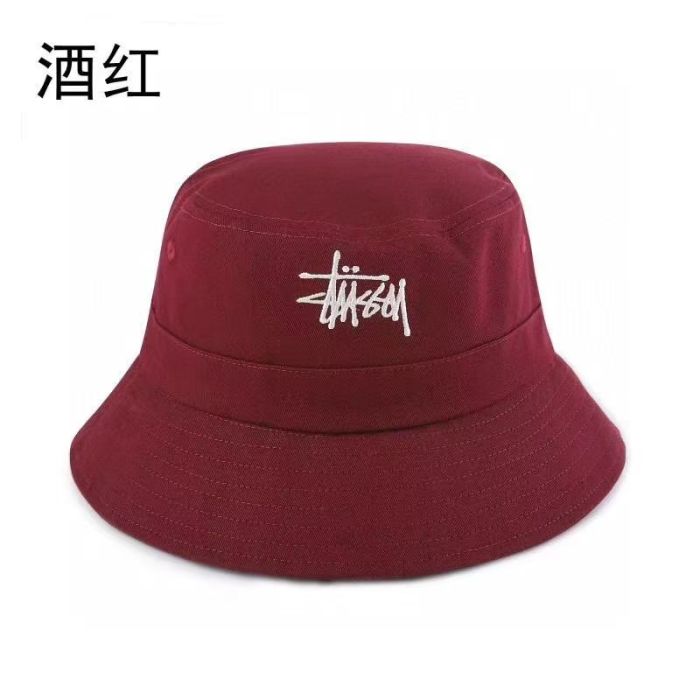 Stussy STU embroidered logo fisherman's hat 5 colors