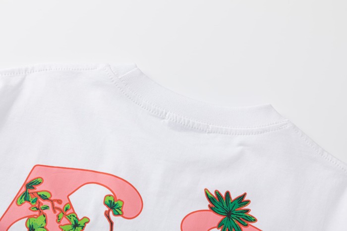 Off-White Green Vine Pink Arrow Print Tee 2 colors
