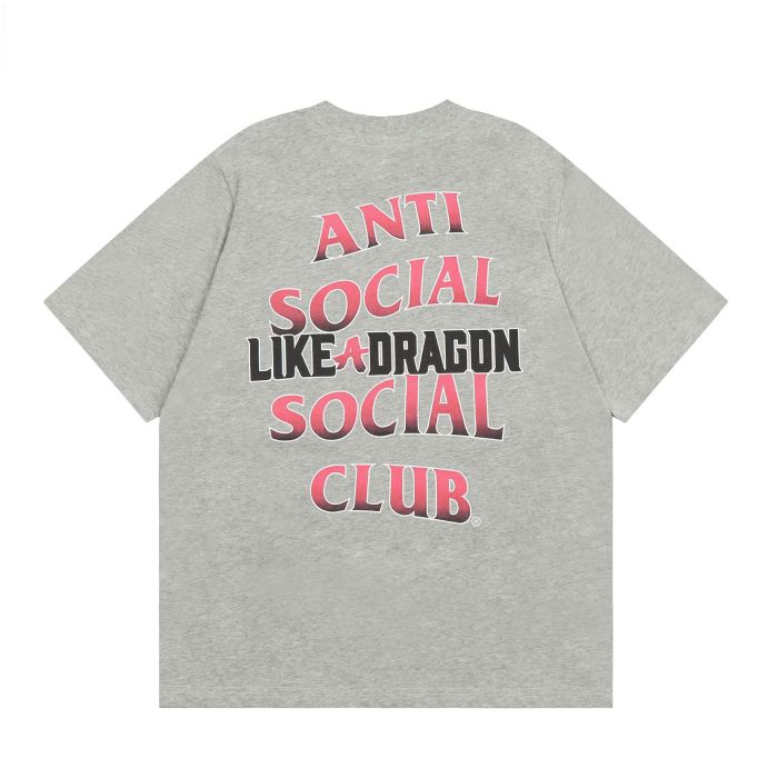 Assc Anti social social club Anti Social Slogan Rose Love Bear Printed Tee 20 colors