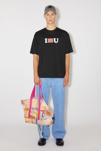 Emoji Letter Print T-Shirt