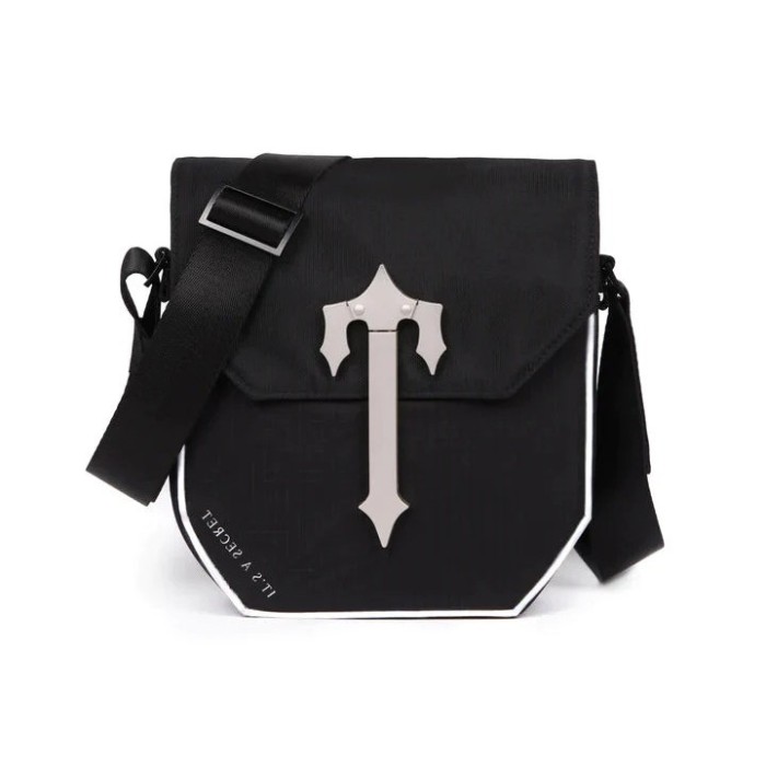 Trapstar Sale Now! Sword-shaped metal logo Nylon Single-shoulder crossbody bag