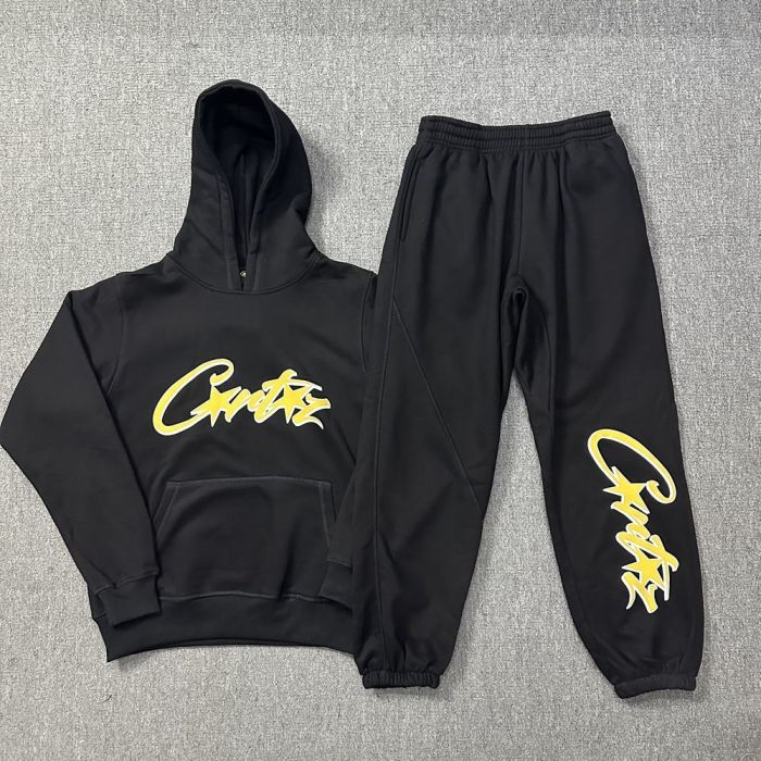 Corteiz Straw Alphabet Printed Hooded Sweatshirt 3 colors