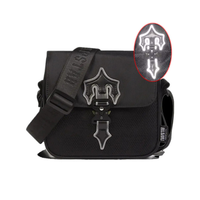 Trapstar Sale Now! Niche Sword-shaped logo Nylon crossbody bag