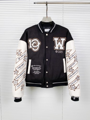 version High-temperature hot diamond baseball down cotton jacket
