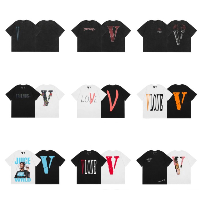 Vlone Big V-letter Printed tee 16 colors