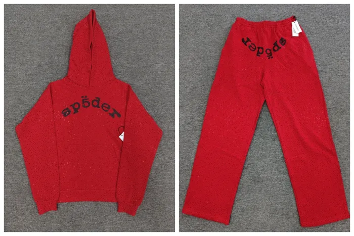 Front and back Rhinestone monogrammed Hoodie & Pants Set