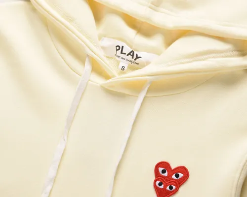 Double heart simple print hoodie 2 colors