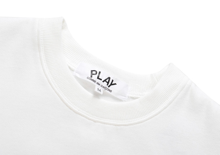 Cdg Play Love and Birds Print Pullover Sweatshirt